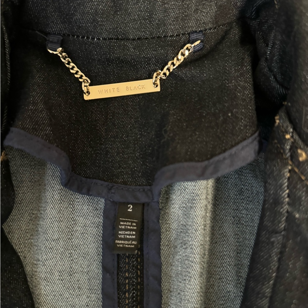 White House Black Market Dark Jean Jacket